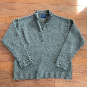 Pendleton Men's Gray Zip Up Sweater